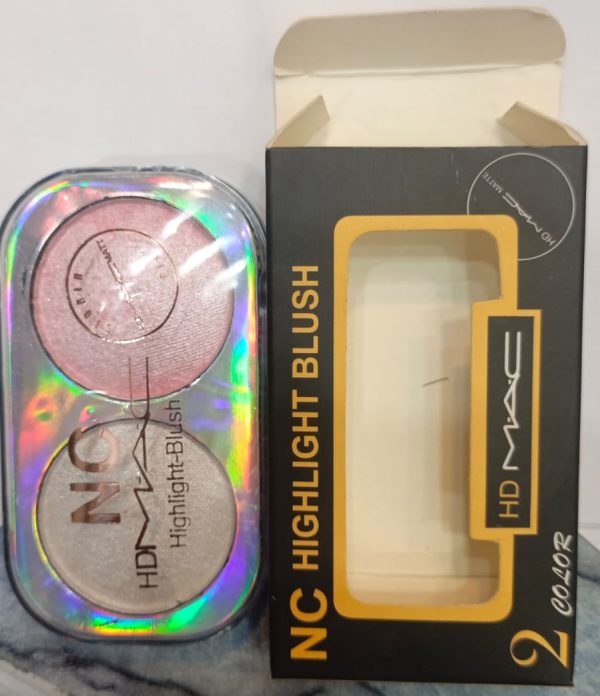 Hd Mac Nc Highlight Blush – 2 Color Matte Finish Compact | Highlight Blush Makeup For Girls